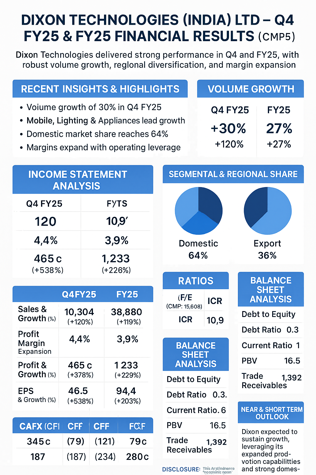 📊 Dixon Technologies (India) Ltd – Q4 FY25 & FY25 Financial Results Analysis